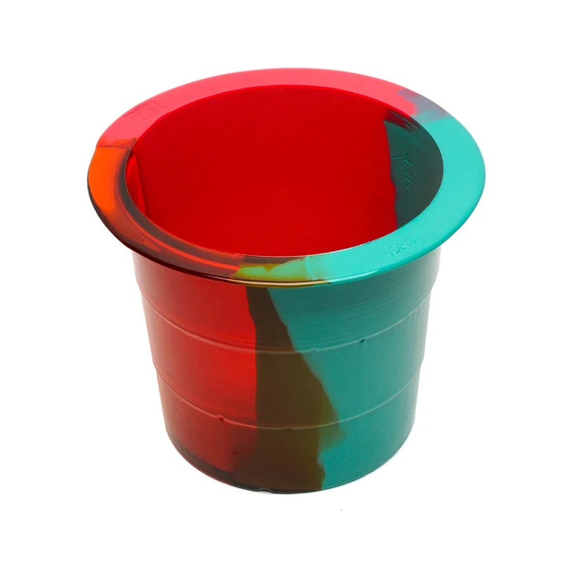 Resin Vase BABEL ICE BUCKET L Orange by Gaetano Pesce for Fish Design