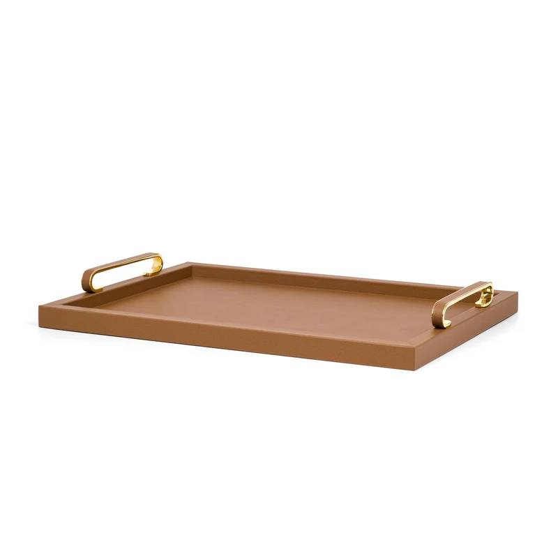 Leather Tray FOSCARI by Pinetti