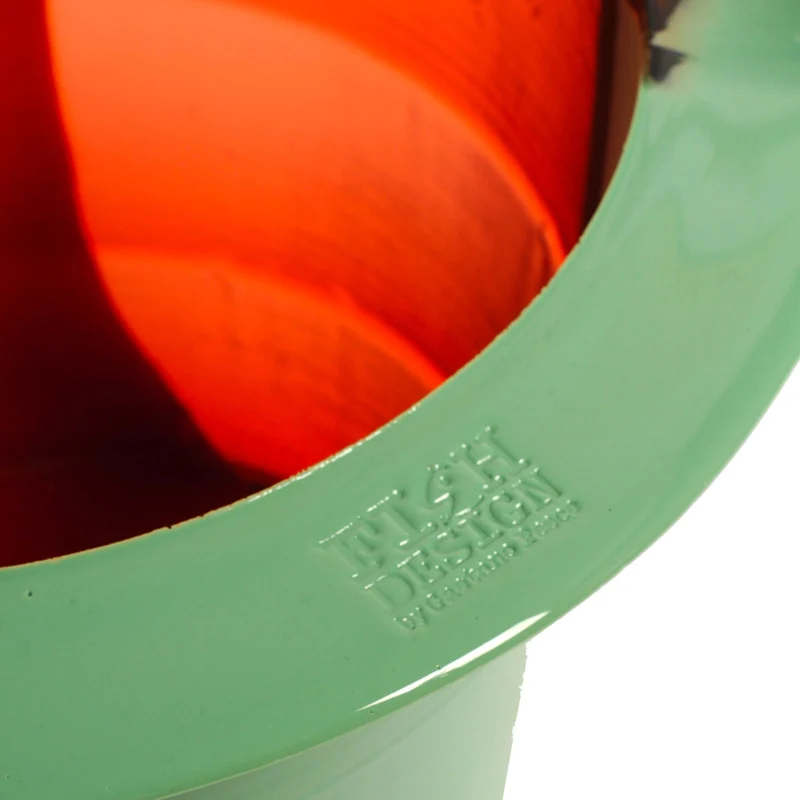 Resin Vase BABEL ICE BUCKET L Mint by Gaetano Pesce for Fish Design
