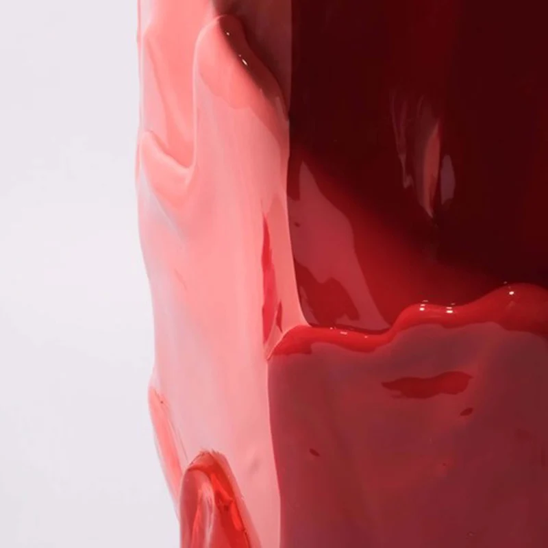 Resin Vase AMAZONIA Salmon Ruby by Gaetano Pesce for Fish Design