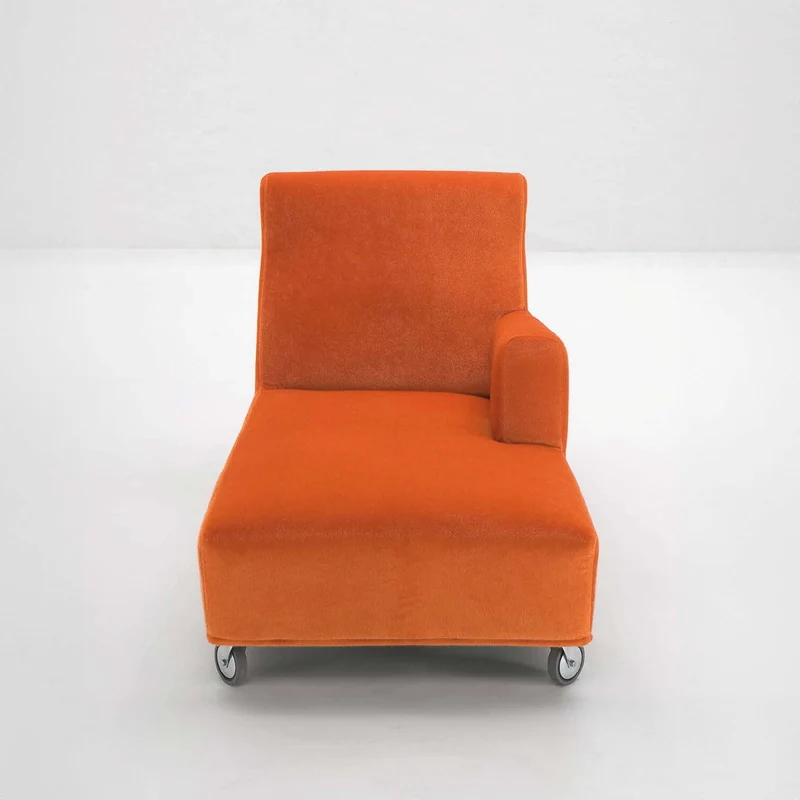 Chaise Longue with Wheels CIRCE by Atelier Associati for Giovannetti