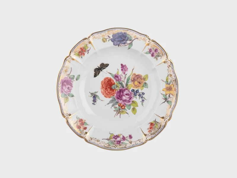 Teller tief | Rokoko | Cumberland | 25 cm