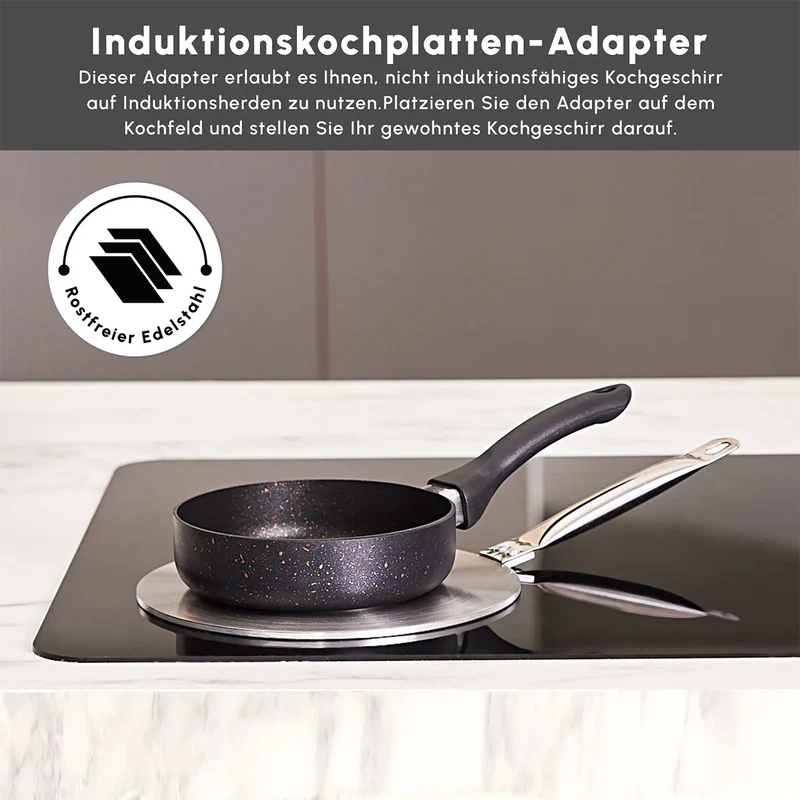 Karaca Induktions Sockel aus Stahl, 19 cm