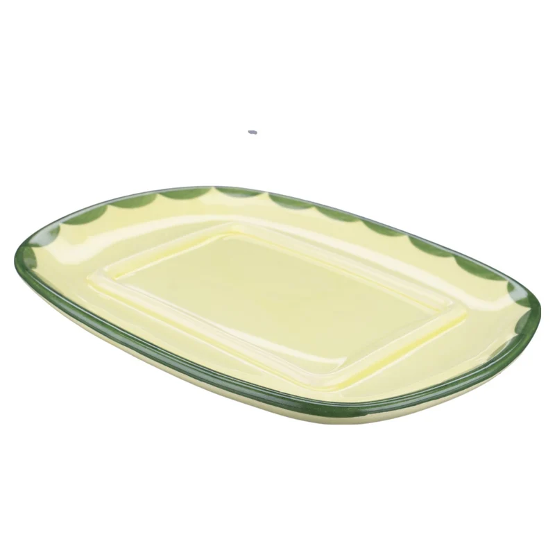 Butterdose eckig mit Griff
