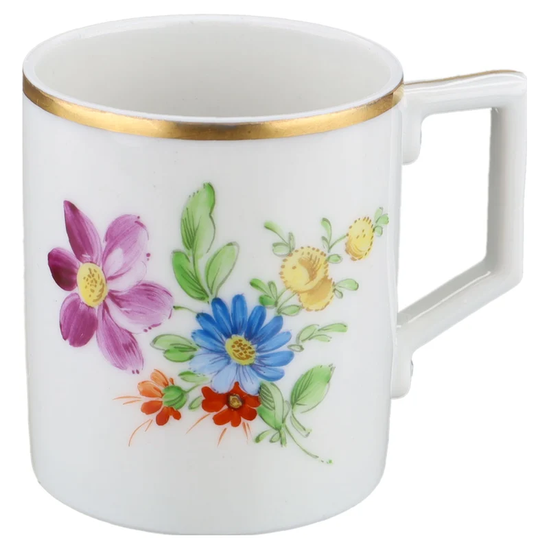 Mokkatasse Espressotasse Blüte Lila Typ III
