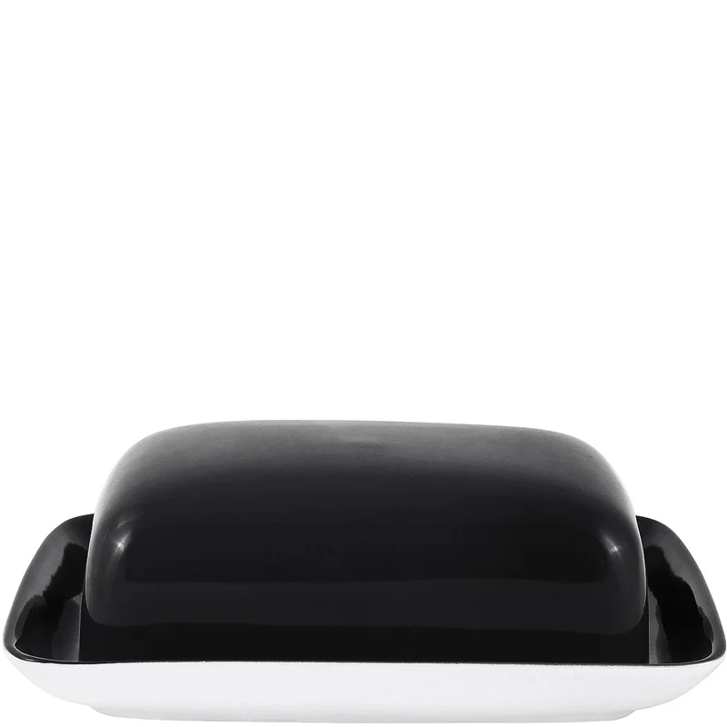 KAHLA Pronto Colore Butterdose eckig pure black
