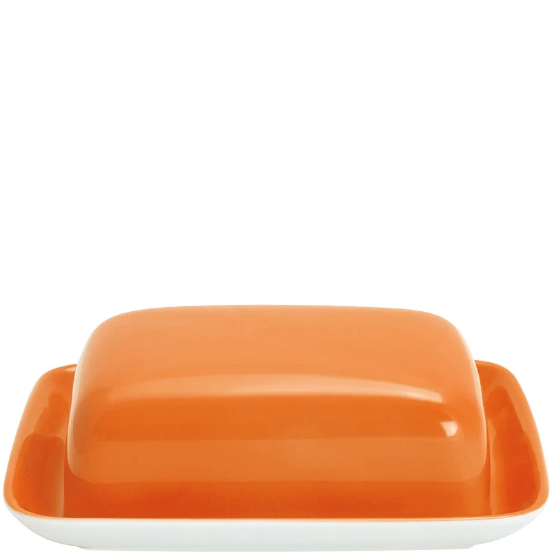 KAHLA Pronto Colore Butterdose eckig sunset orange
