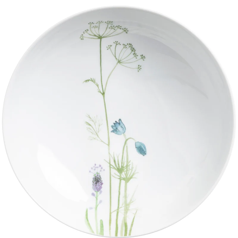KAHLA Five Senses Wildblume Suppenteller 21 cm Wildblume blau/rot
