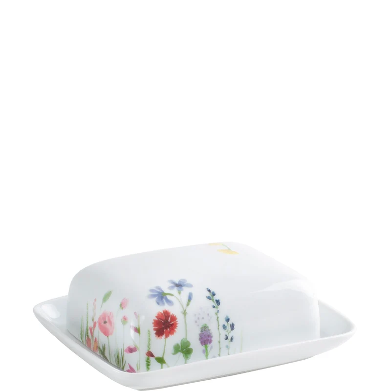 KAHLA Five Senses Wildblume Butterdose eckig Wildblume