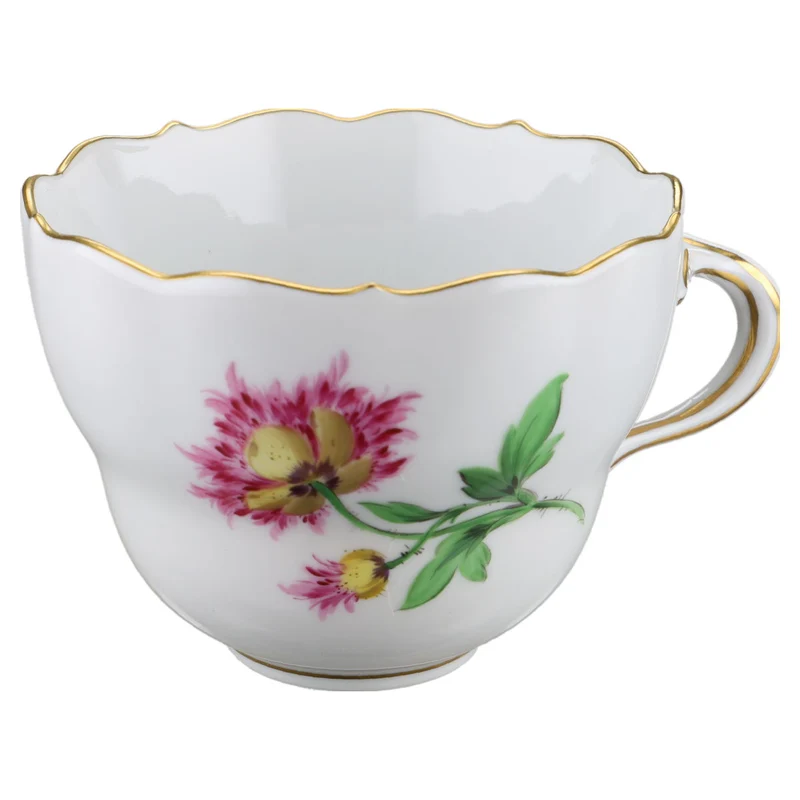 Kaffeetasse Blüte Rosa Gelb Typ IV