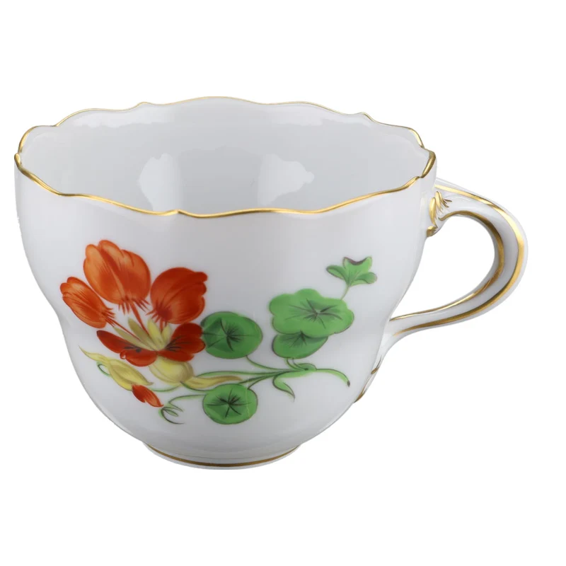 Kaffeetasse Blüte Rot Gelb Typ I