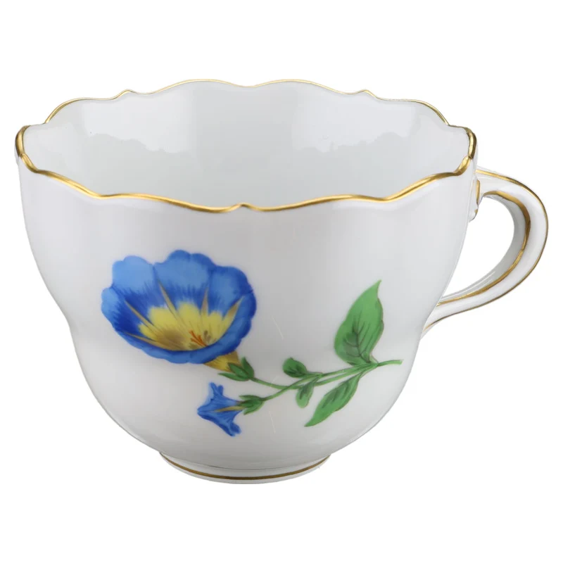Kaffeetasse Blüte Blau Gelb Typ I
