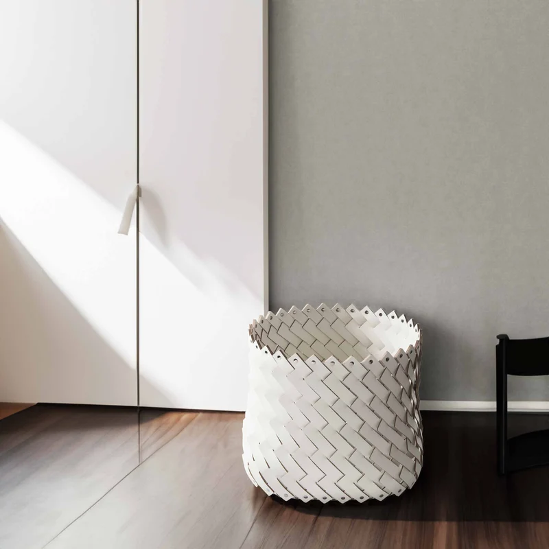 Eco-Leather Basket ALMERIA by Pinetti