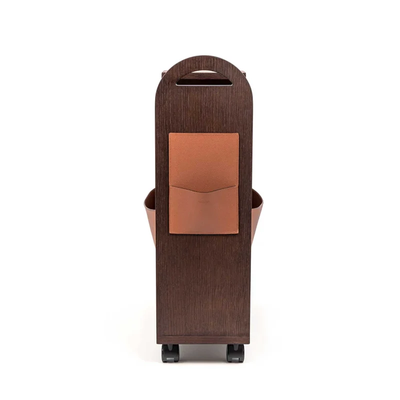 Leather Magazine Rack TATA by Pinetti