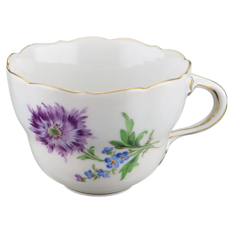 Kaffeetasse Blüte Lila Blau Typ I