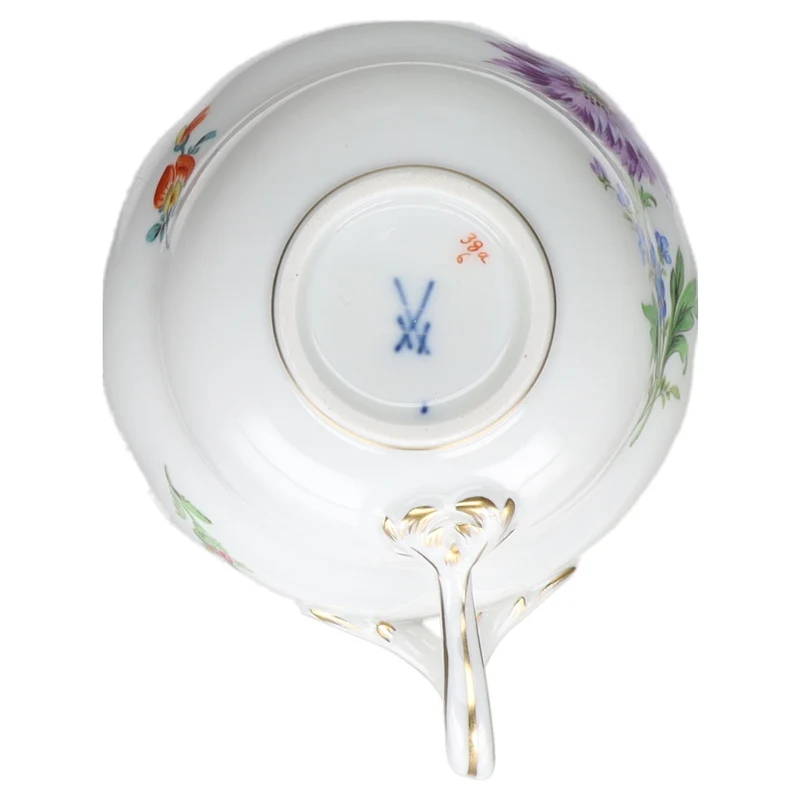 Kaffeetasse Blüte Lila Blau Typ I