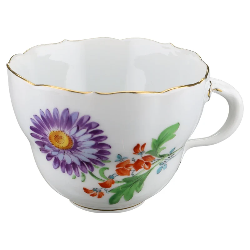 Kaffeetasse Blüte Lila Rot Typ I