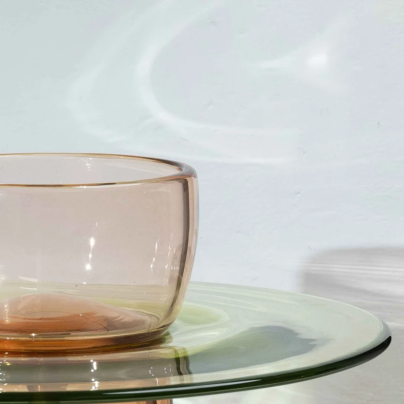 Murano Glass Coffee Table ANGEL by Paritzki & Liani for Purho