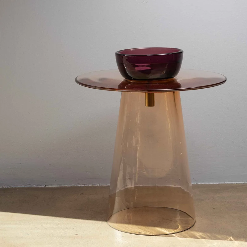 Murano Glass Coffee Table ANGEL by Paritzki & Liani for Purho