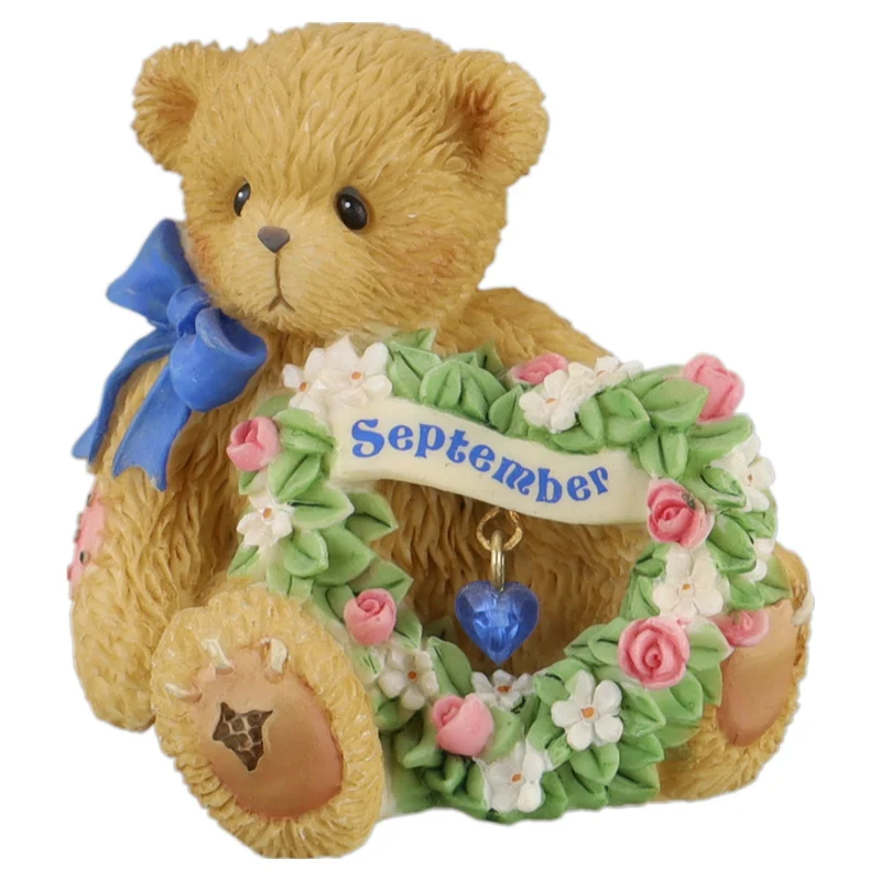 Teddy 111891 "September" Sparkling Hearts September Mini Figurine