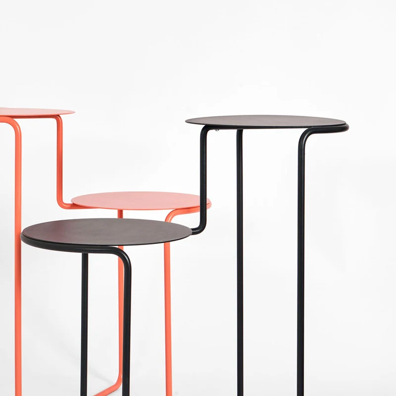 Outdoor Steel Side Table BISTABLE by Enrico Girotti for LapiegaWD