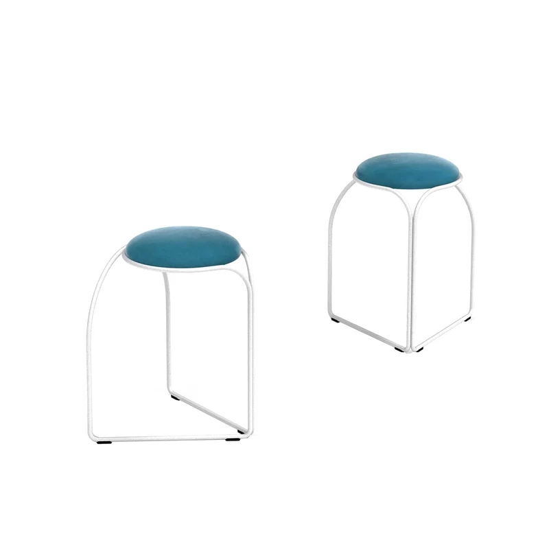 Upholstered Low Stool FLOW LOW by Enrico Girotti for LapiegaWD