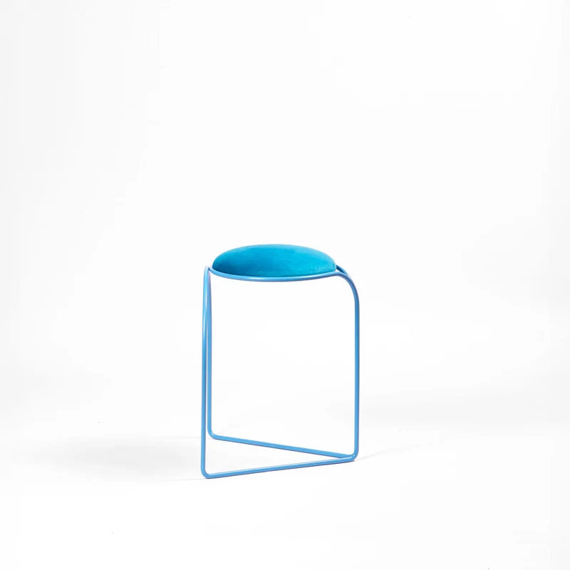 Upholstered Low Stool FLOW LOW by Enrico Girotti for LapiegaWD
