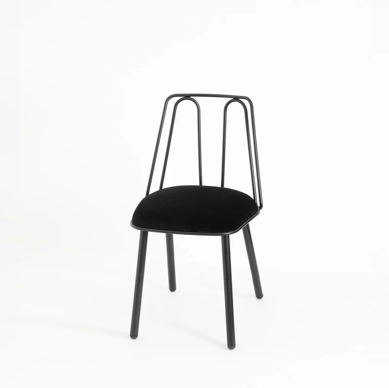 Steel Upholstered Chair CERTOSINA PIPE by Enrico Girotti for LapiegaWD