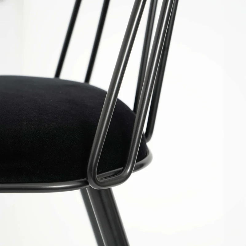 Steel Upholstered Chair CERTOSINA PIPE by Enrico Girotti for LapiegaWD