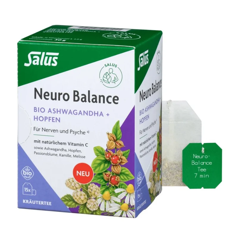Salus Neuro Balance Bio Ashwagandha + Hopfen 15FB/30g