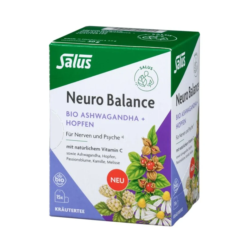 Salus Neuro Balance Bio Ashwagandha + Hopfen 15FB/30g
