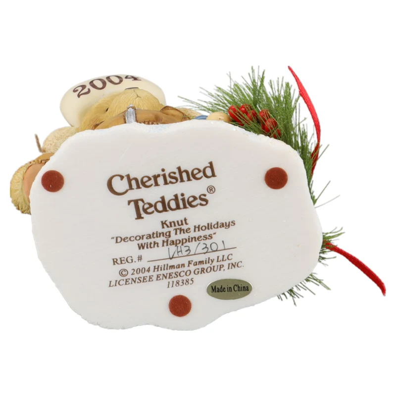 Teddy 118385 Knut "Decorating The Holidays With Happiness"