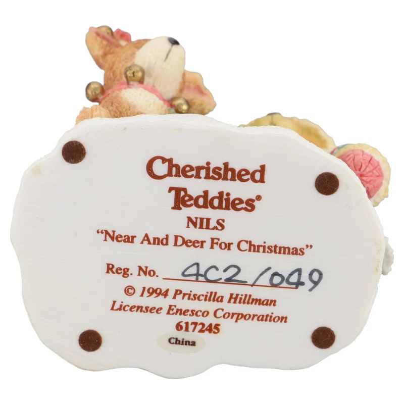 Teddy 617245 Nils "Near And Deer For Christmas"
