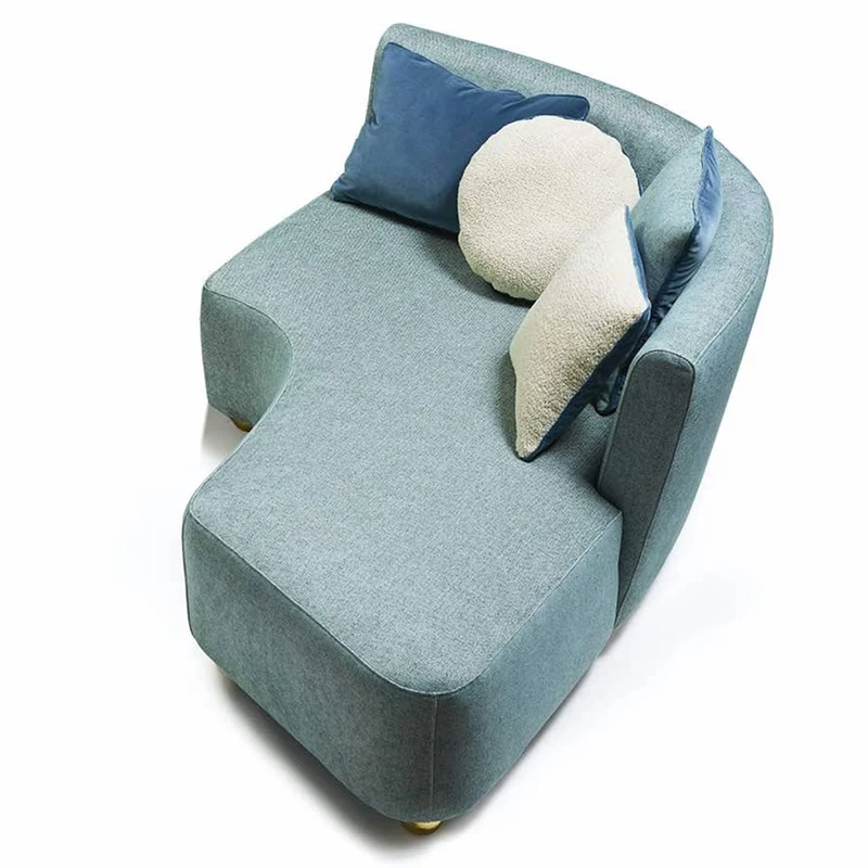 Left Side Two-Seater Sofa BAIA by Piero Angelo Orecchioni