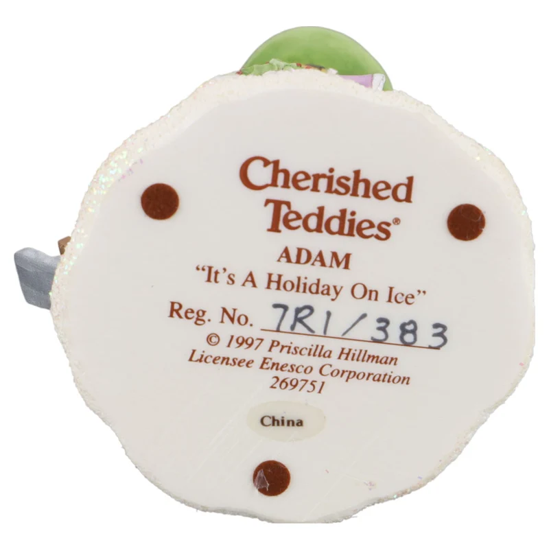 Teddy 269751 Adam "It's A Holiday On Ice" Boy Ice Skating Figurine