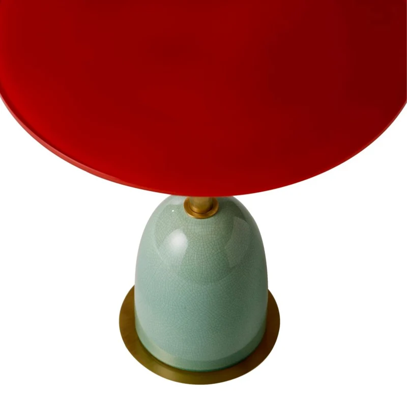 Side Table PINS Celadon and Red by La Récréation for Marioni