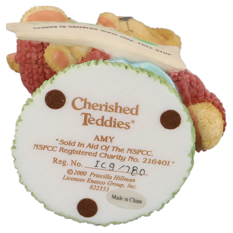 Teddy 822353 Amy "Sold In Aid Of The NSPCC. NSPCC Registered Charity No. 216401"