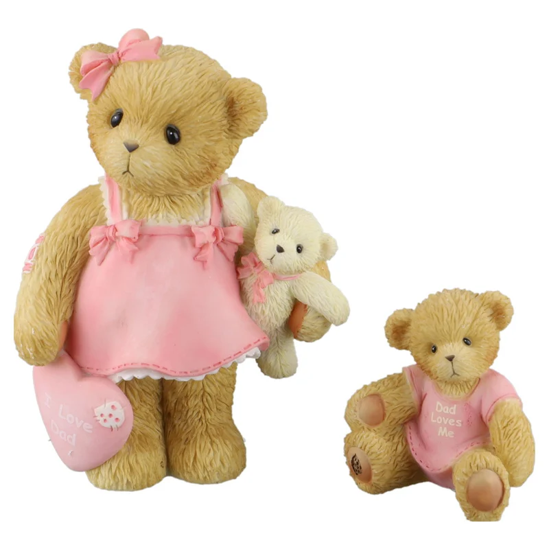 Teddy 0000815 "I Love Dad"/ "Dad Loves Me"