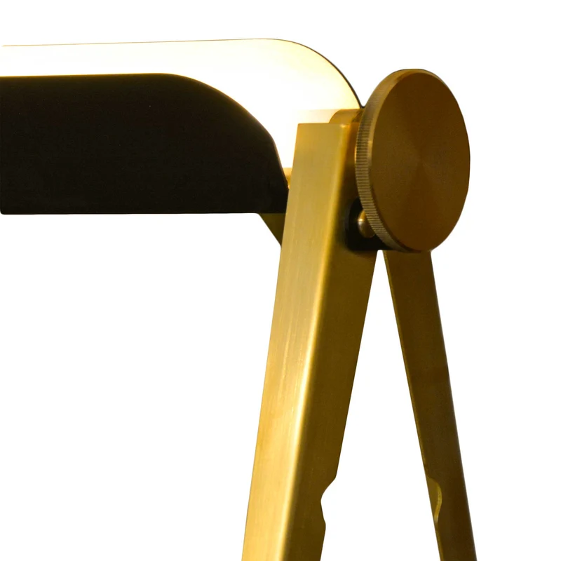 Brass Table Lamp CAVALLETTO by Hi.Project for Brillamenti