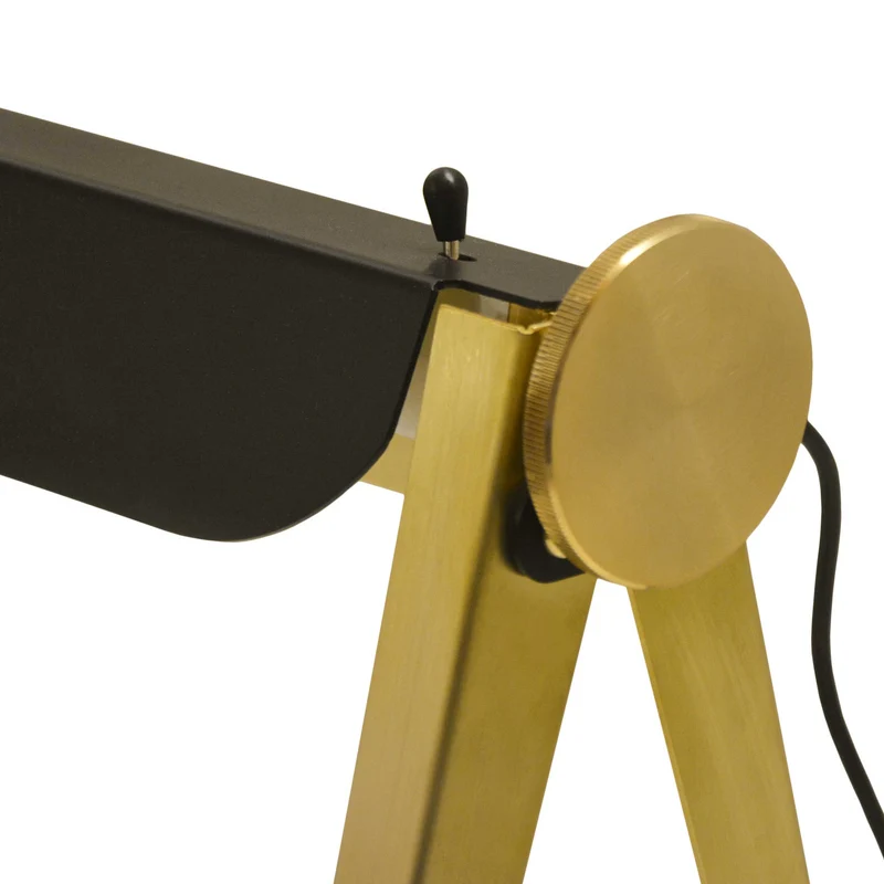 Brass Table Lamp CAVALLETTO by Hi.Project for Brillamenti