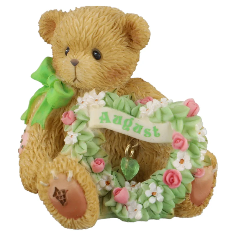 Teddy 111890 "August" Sparkling Hearts August Mini Figurine