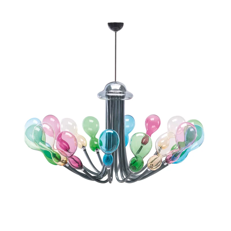 Murano Glass Chandelier BLOB by Karim Rashid for Purho