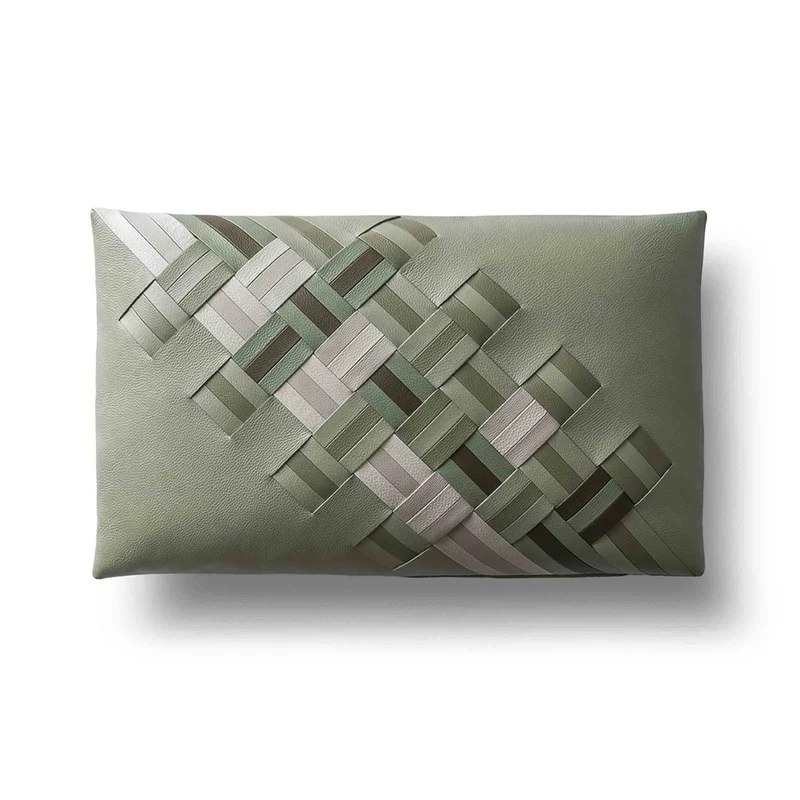 Leather Cushion JOURNEY PIER 1 by Giulio Ridolfo with Chiara Novello for Poltrona Frau