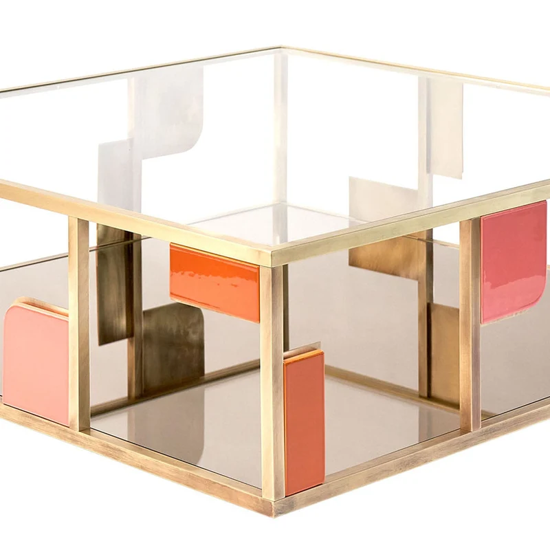 Square Coffee Table SUNSET by La Récréation for Marioni