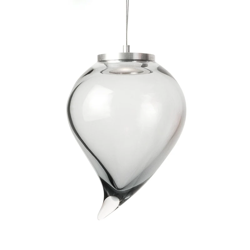 Murano Glass Suspension Lamp FLIK by Karim Rashid for Purho