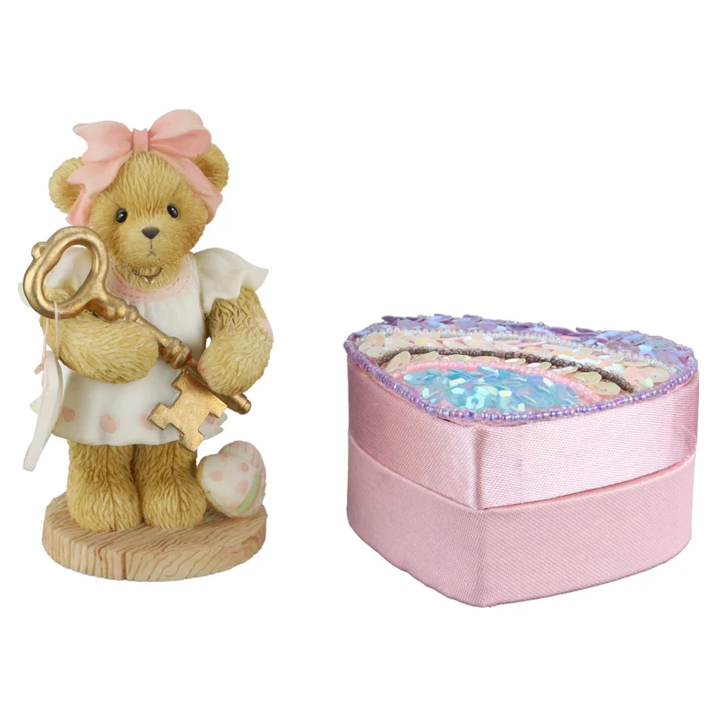 Teddy 864293 Ethan Drummer Boy With Lamb Figurine