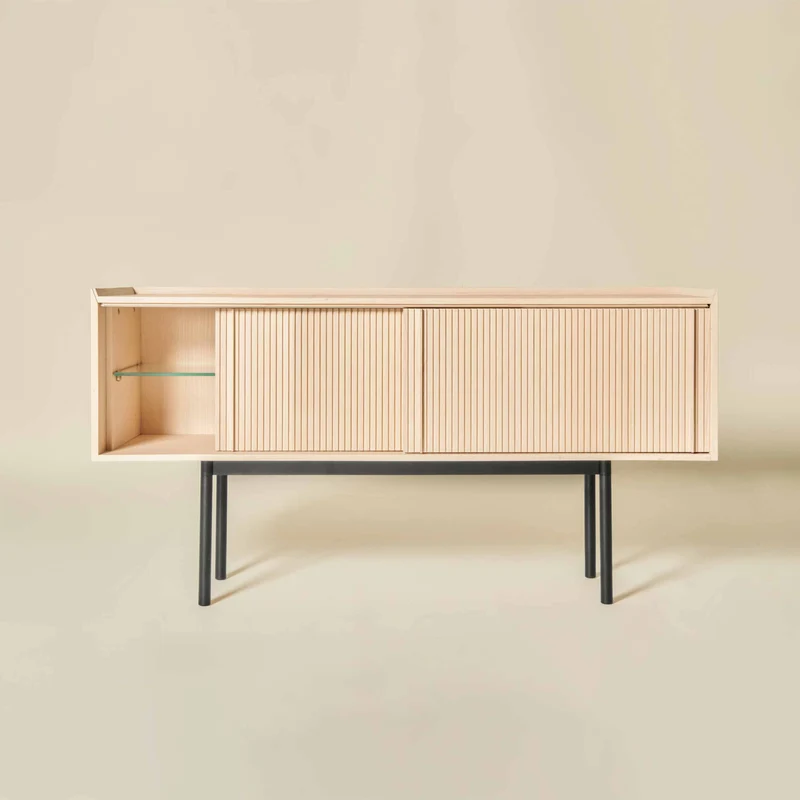 Ash Wood Sideboard SIPARIO by Cono Studio for Dale Italia