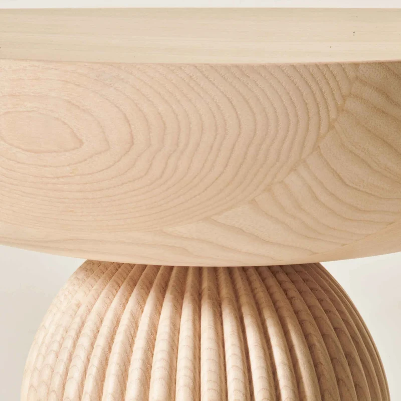 Ash Wood Coffee Table CONVESSO by Cono Studio for Dale Italia