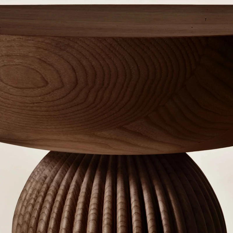Ash Wood Coffee Table CONVESSO by Cono Studio for Dale Italia