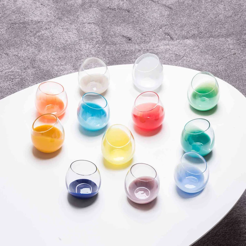 Murano Glass Water Glasses FILA Set of Six by Karim Rashid for Purho